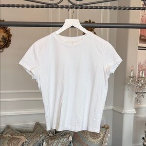 Zara Crisp White Tee size M